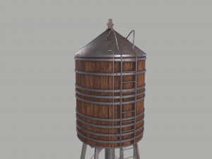 Water tower Model 3D