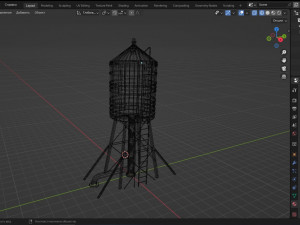 Water tower Model 3D