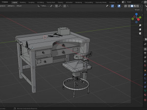 Workbench 3D Model