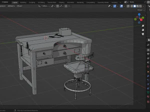 Workbench 3D Model
