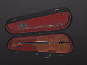 Violin music instrument 3D Model
