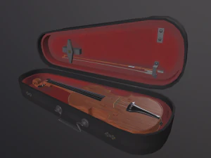 Violin music instrument 3D Model