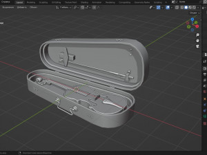 Violin music instrument 3D मॉडल