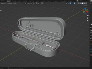 Violin music instrument 3D Model