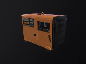 Diesel Generator 3D Model