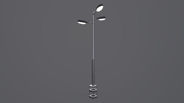 Street Light 3D मॉडल .c4d .max .obj .3ds .fbx .stl .blend 