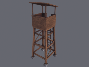 Observation Tower 3D Model