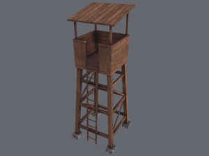 Observation Tower 3D 모델