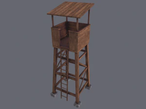 Observation Tower 3D Model