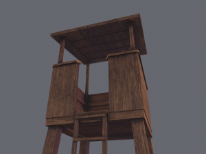 Observation Tower 3D 모델