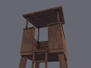 Observation Tower 3D Model