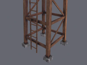 Observation Tower 3D Model