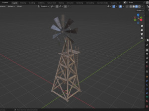 Windmill 3D Model