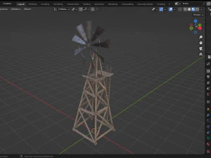 Windmill 3D Model