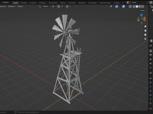 Windmill 3D Model