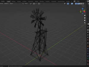 Windmill 3D Model