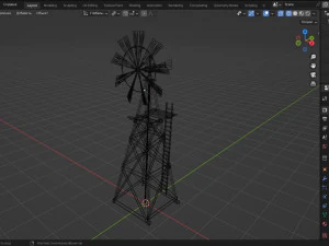 Windmill 3D Model