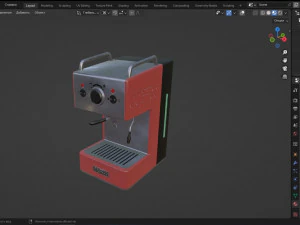 Coffe machine 3D Model