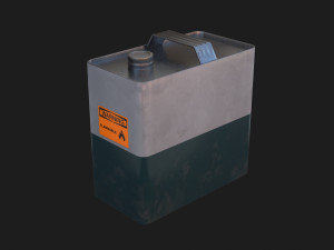Can of gasoline 3D मॉडल