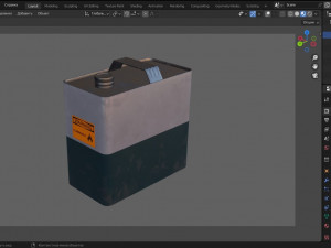 Can of gasoline 3D-Modell