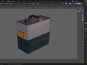 Can of gasoline 3D-Modell