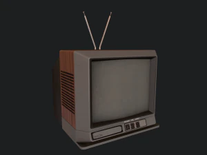 Televisie retro 3D Model