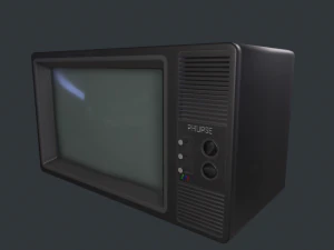 Televis&atilde;o retr&ocirc; Modelo 3D