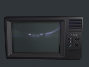 Television retro Model 3D