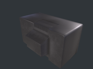 Television retro Model 3D