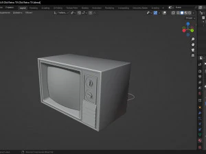Television retro 3D Model