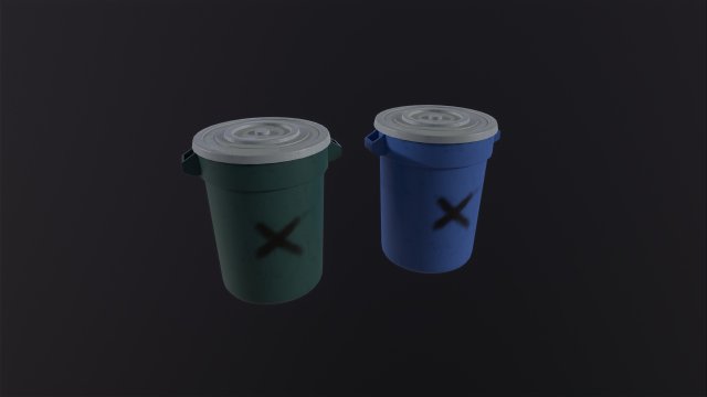 Trash Can 3Dモデル .c4d .max .obj .3ds .fbx .stl .blend 