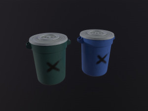 Trash Can 3D Model