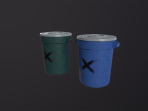 Trash Can 3Dモデル