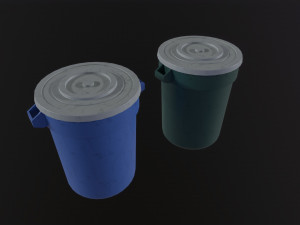 Trash Can 3Dモデル
