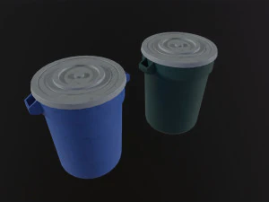 Trash Can 3D Model