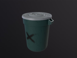 Trash Can 3Dモデル