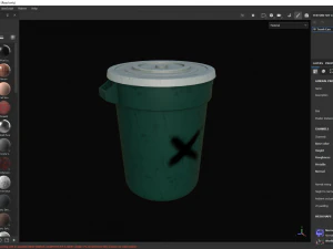 Trash Can 3D Model