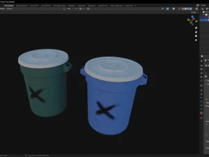 Trash Can 3D Model