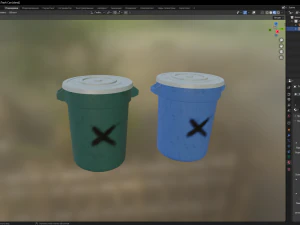Trash Can 3D Model