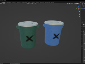 Trash Can 3D Model