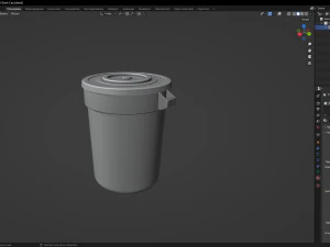 Trash Can 3D Model