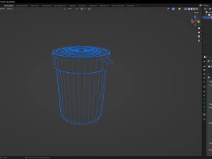 Trash Can 3D Model