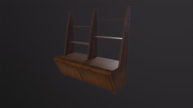 Shelf Unit Modello 3D .c4d .max .obj .3ds .fbx .stl .blend 