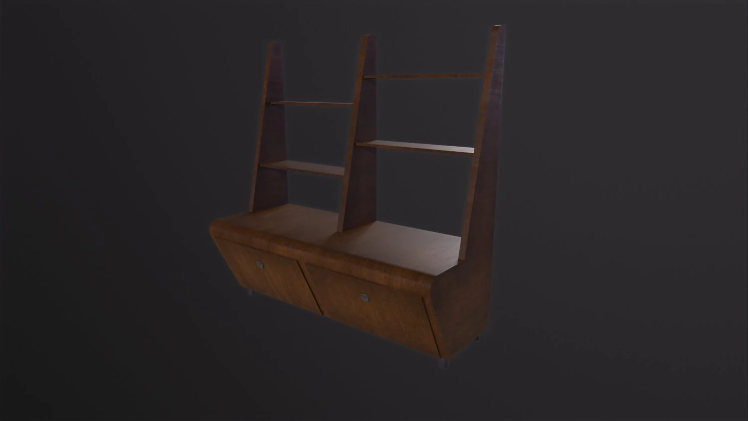 Shelf Unit 3D Model .c4d .max .obj .3ds .fbx .stl .blend 