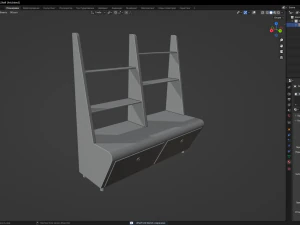 Shelf Unit 3D Model