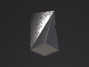 Vase Twisted Square 3D 模型