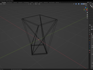 Vase Twisted Square 3D 模型