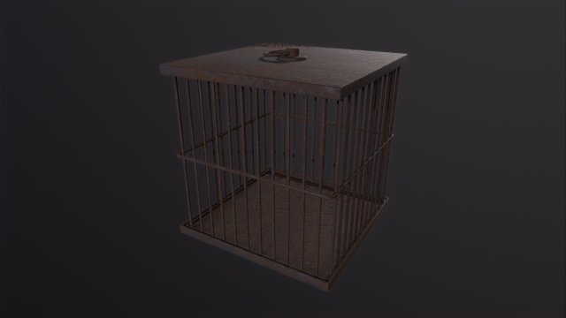 Cage 3Dモデル .c4d .max .obj .3ds .fbx .stl .blend 