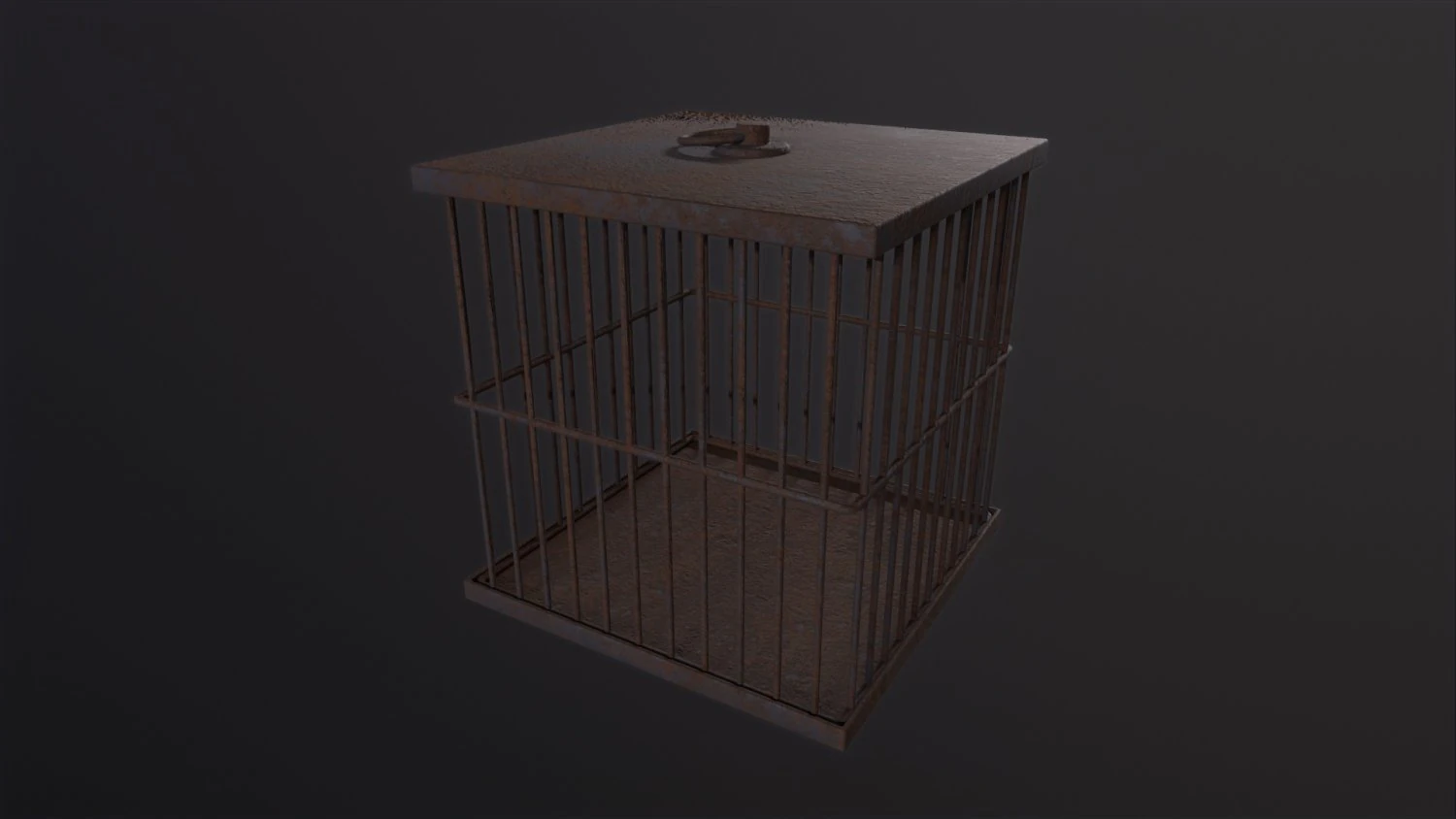 Cage 3D Model .c4d .max .obj .3ds .fbx .stl .blend 