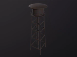 Water Tower 3D Model